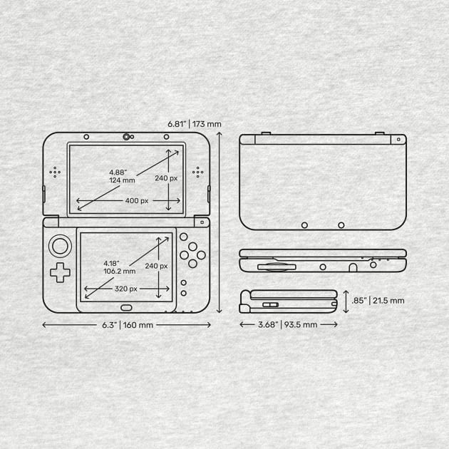 Retro Handheld Dimensions by nocartinslot